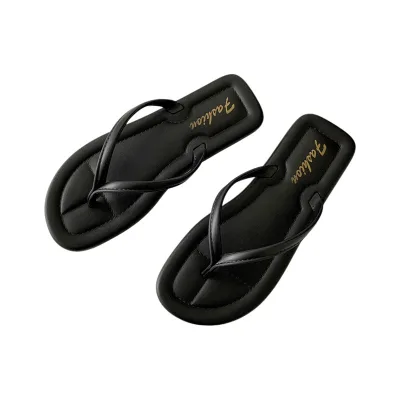 New Products Fashion Footwear PU Sandals Cheapest Women Slippers Flat Flip Flop Fashion Trend