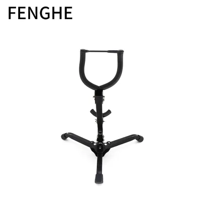 S-97 Wholesale Hot Sale Folding Saxophone Stand Bracket Upright Display Rack