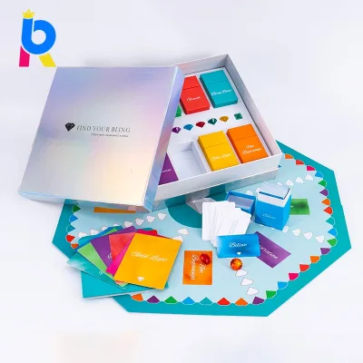 Custom Reading Cognitive Cards Blank Speaking A5 Paper Printing Talking Flash Cards With Box