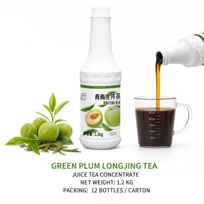 Boost Your Menu with White Pomelo Jasmine Liquid Tea-1.2kgx12/Carton Various Flavors for Bubble Tea Bars & Hotels
