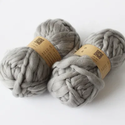 Chunky Yarn Soft Acrylic Fancy for Hand Knitting Rug/blanket with Big Belly Yarn