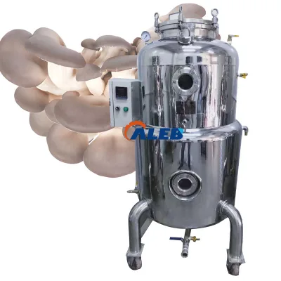 Low Price Straw Mushroom Fermenter Shiitake Mushroom Cultivation Machine Farm Equipment 220V Motor Steel