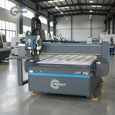 HTR5 Professional Advertising CNC Router and Blade Cutter for Signage Production High Precision KT Board PVC Cutting Machine