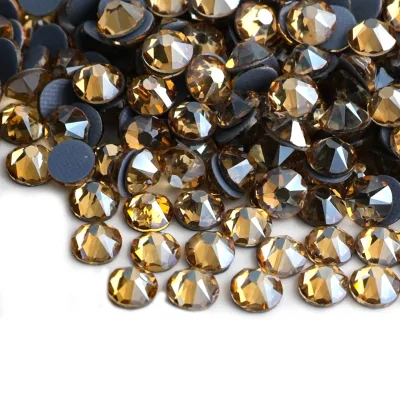 High-quality 16-facet Flat-bottom Premium Cut Sparkling Crystal, 2088 Hot Fix Rhinestones