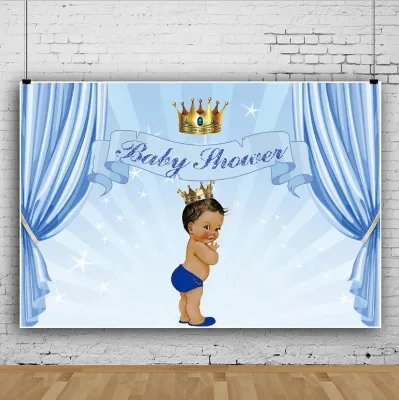 7x5ft Baby Shower Backdrop Floral Woodland Baby Shower Photography Background Vinyl Woodland Baby Shower Banner Backdrops