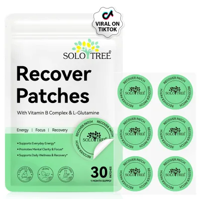 SOLOTREE Vitamins L-Glutamine Comfort Skin Recover Patches Management Convenience L-Glutamine Recover Patch