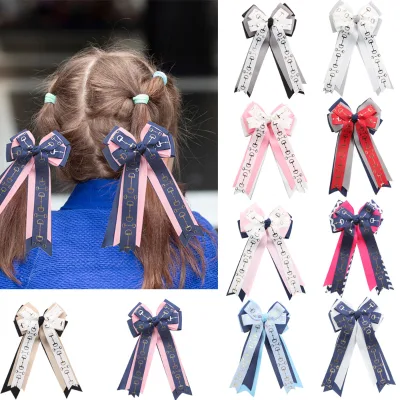 Hair Bows for Women Bow-knot Hair Clips with Long Tail for Girls School Hair Accessories Headband Clips Hair Ties