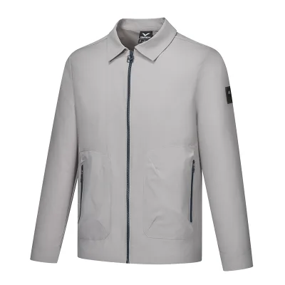 Men's Zip-Front Plus Size Golf Jacket Breathable Print Waterproof Soft Shell Outerwear Spring Summer Windbreak Hiking Fishing
