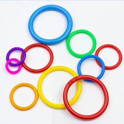 Colorful Loose Leaf Binder Rings Plastic Office Book Rings Paper Rings for Index Cards Flashcards Notebook