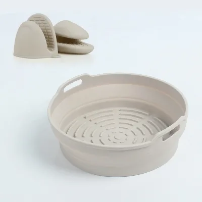 HAFLY Square and Round Shape Folding Airfryer Liner Silicone Air Fryer Liners Accessories Baking & Pastry Tools Silicone Pot