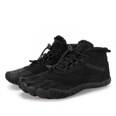 High-top Gym Barefoot Sneakers Cycling Earth Grounded Boots Affordable Minimalist Shoes Barefoot Running Men Hiking Boots