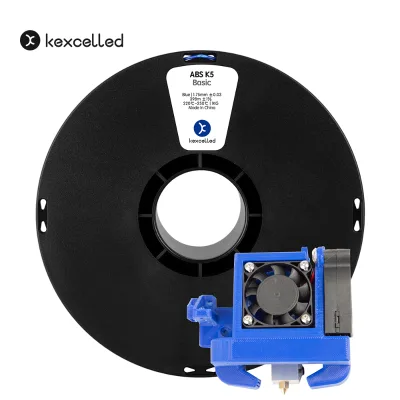 Kexcelled ABS Filament for 3D Pens, Quick-Drying 1.75mm Filament with Clog-Free Design