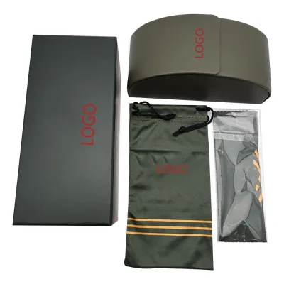 High-End Brand Sunglasses Case Custom Elegant Fashionable Rectangle Packaging Box Set