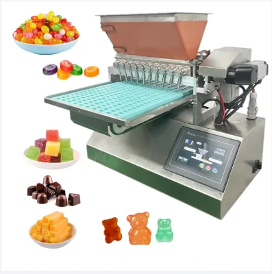 Gummy Machine De Distributeur Automatique Maquina Para Hacer Fabricar Caramelos Des Dulces Doces Fabrication a Bonbon Jelly Bean