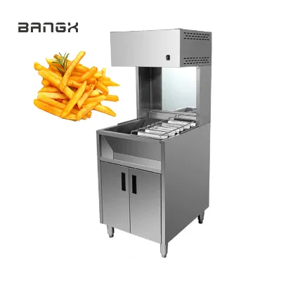 New Fast Food Equipment Table Top Work Bench Showcase Type Potato French Fries Chip Warmer