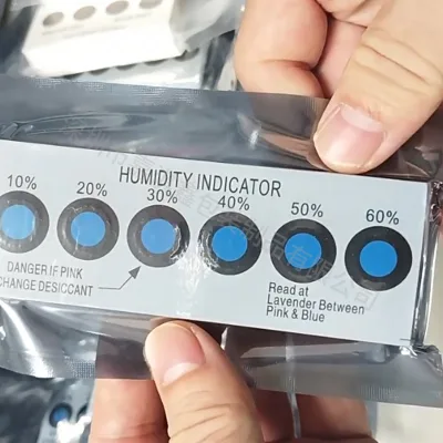 Customized Industrial-Grade Humidity Indicator Card for Electronics Packaging Labels