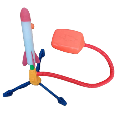 Rocket Toy Launcher for Kids with LED and Whistle Rocket