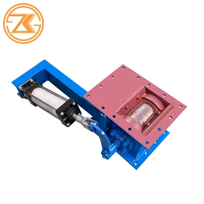 Industrial Flow Control Valve Manual Pneumatic Electric Regulating Bulk Material Silo Hopper Pipeline Adjustment Control