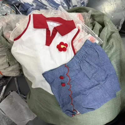Brand New Women's and Girl Casual Dress Mixed with Children's Wholesale Set Pacas De Ropa High-quality rare Playa Clothing Ropa
