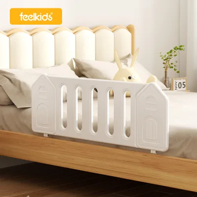 Feitoy Kids Safety Plastic Toddler Bed Fence Avoid Falling protection Baby Bed Guardrail Bedroom