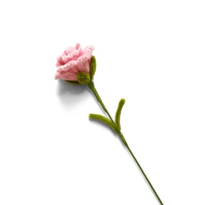 Artificial Carnation Flower, Finished Bloom for Mother Friend Birthday Teacher's Day Gift