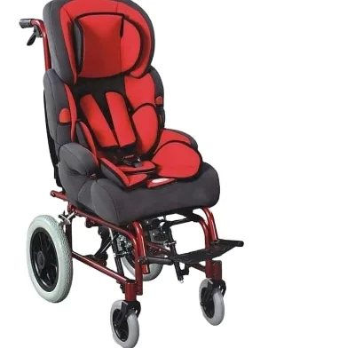 New Style Cerebral Palsy Children Used Medical Walking Aids Helpful Manual Wheelchair for Kids