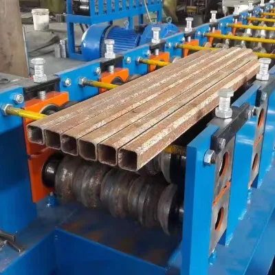 High-precision Fully Automatic Round Pipe to square Pipe Conversion Waste Pipe Recycling Equipment