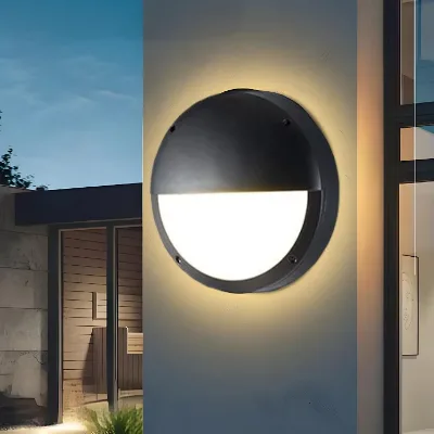 Modern 30W LED Surface Mount Ceiling Lamp Outdoor IP65 Waterproof Die-Cast Aluminum Remote Control Balcony Lighting
