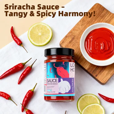 Sriracha Chili Garlic Sauce Zero Calories Thai Spicy Hot Sauce OEM Private Label Seasoning Dipping Sauce