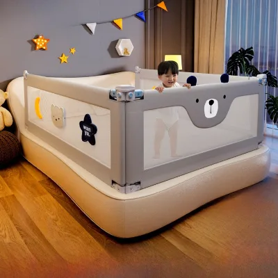 Chocchick New Design Barrier Modern Breathable Barrier Buy Baby Bumper Double Bed Rails Twin for Toddlers Extra Long