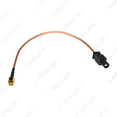 Black FAKRA Male Plug To SMA Male for GPS Antenna Adapter Pigtail Cable Using RG316 Coax
