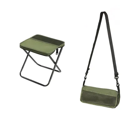 Outdoor Metal Folding Chair & Stool Portable Lightweight Durable Camping Sports Equipment