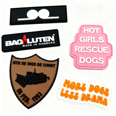 Factory Direct Custom Silicon Patch & Rubber Patch for Clothing
