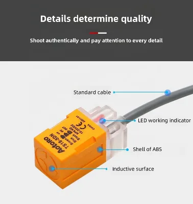 TS18-5DN  Inductive Proximity Sensor IP67with Connector Built-in LED Indicator Sensing Distance