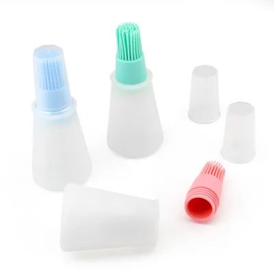 BK-7139 Barbecue Cooking Brush Silicone Oil Bottle Liquid Oil Bottle Brush For Cooking