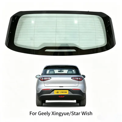 Safety Laminated Rear Windshield Glass Suitable for Geely Xingyuan Star Wish OE 6608371143 Auto Body Window Replacement Parts