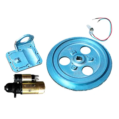 High Quality diesel Engine Modified Electric Starter, Flywheel, Motor, Motor Bracket, 190/192 Three-piece Set.