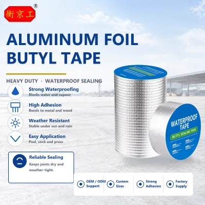 Aluminum Foil Adhesive Tape Super FIx Repair Crack Thicken Butyl Waterproof Tape Home Renovation Tools