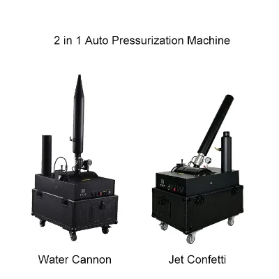 New 700W Waterproof DMX512 Jet Confetti Electric Auto Pressurization Water Cannon Machine for Outdoor Performances