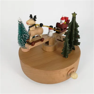 Children's Day Wooden Music Box Magnetic Music Box