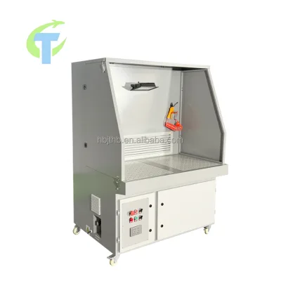 Dust collector flat grinding machine for woodworking polishing with LED lighting