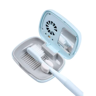 Best Selling Small Toothbrush Holder Wall Mounted Plastic Drying Intelligent Toothbrush Sterilizer for Travel