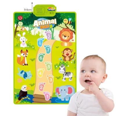 Custom Animals Theme Musical Piano Mats Crawling and Walking Music Play Mat Toy for Baby Toddler Toy