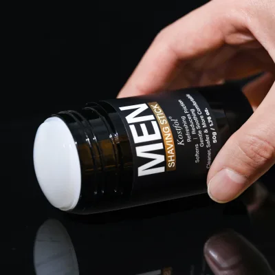 Wholesale Organic Ingredients Hydrating Beard Reduce Rubbing Shaving Cream Leak Free Travel Friendly Men Shaving Stick