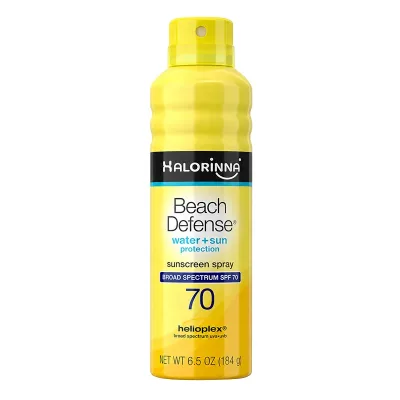 OEM Beach Defense SPF70 Sunscreen Spray 184g With Helioplex Technology Waterproof Sweat-proof Long-lasting Sun Protection Care