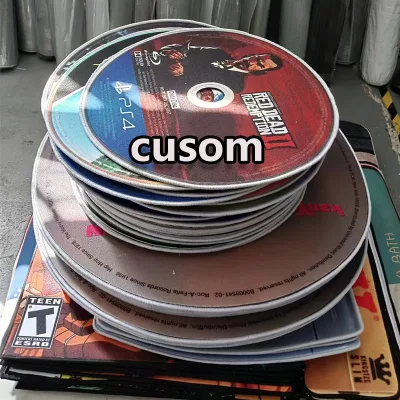 Custom Carpet Brand Designer Floor Mats Circular Round Printing cd Rug Disk Rug