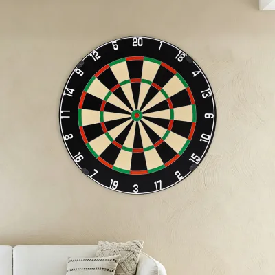 Safe Household Sisal Dartboard Alvo Chemical Free Compressed Fiber No Volatile Gas Toddler Contact Friendly Dart Board