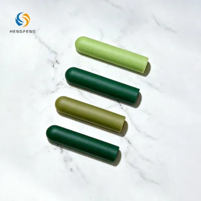 Hengfeng Colored Plastic Round Bullet Shoelace Aglets CUT-OUTS Custom Logo Drawstring End Tips No-sew Webbing Wholesale Factory