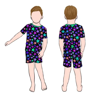 Soft Breathable Custom New Arrival High Quality Fashion Summer Toddler Print Patterns Velvet Boy Clothing Set With Shorts Pants