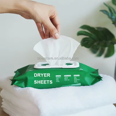 Best Selling Biodegradable Wet Style Softener Dryer Sheet Clothing Fabric Softener and Fragrance Sheets